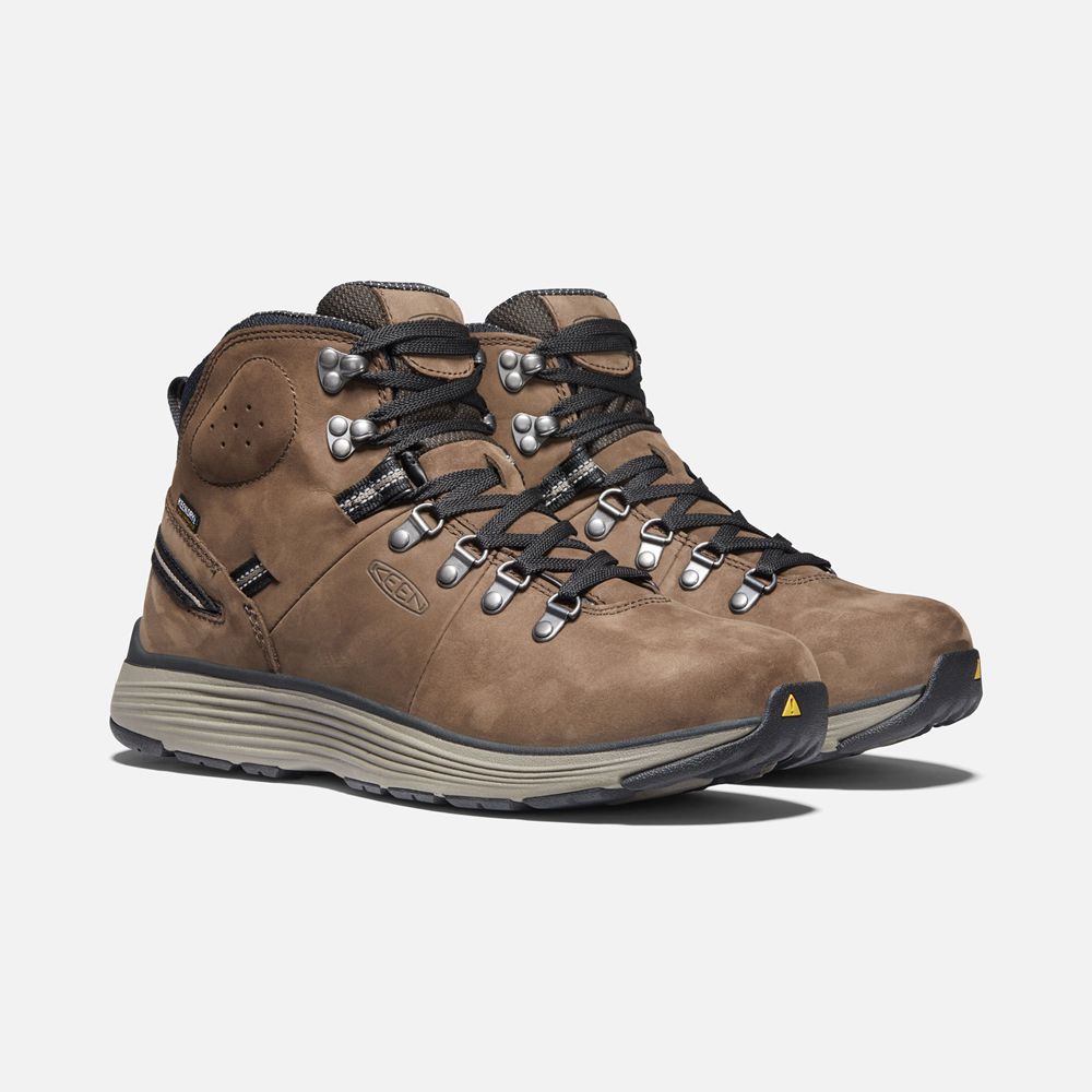 Botas de Trabajo Keen Mexico Marrom - Hombre Manchester 6\" Wp (Soft Toe) - GS5324796